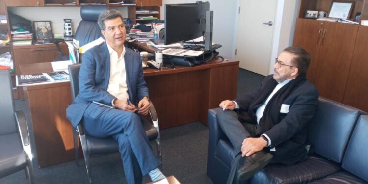 Guillermo Moreno se reúne con Ydanis Rodríguez, Comisionado de Transporte de Nueva York