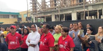 Demandan terminación de pabellón de la secundaria en Escuela Parroquial Cristo Rey, Distrito Nacional