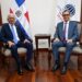 Ministro de Trabajo recibe visita del presidente del Senado, Ricardo De los Santos