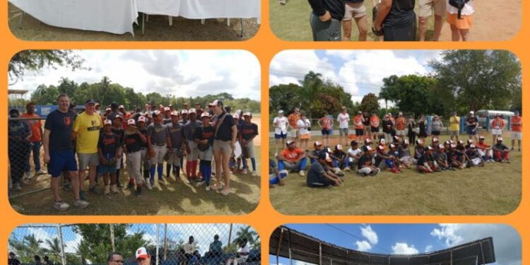 Orioles de Baltimore y la Fundación Cal Ripken Senior imparten clínica de béisbol en la comunidad del Cabreto, distrito municipal San Luis