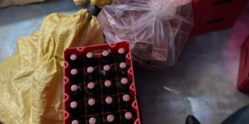 Incautan mercancía ilícita durante un allanamiento en una vivienda en Elías Piña