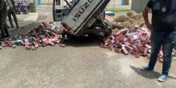 Miembros  del ejercito encuentran en  dos camionetas contrabando de 217,800 cigarrillos en Dajabón