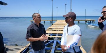 APORDOM inicia trabajos de mantenimiento del muelle turístico y pesquero de Palenque