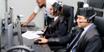 Poder Judicial avanza con éxito en la mudanza digital de los servicios del edificio de las Cortes del Distrito Nacional