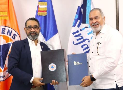 Defensa Civil y Proinfancia firman acuerdo de cooperación de cara a la Temporada Ciclónica 2025