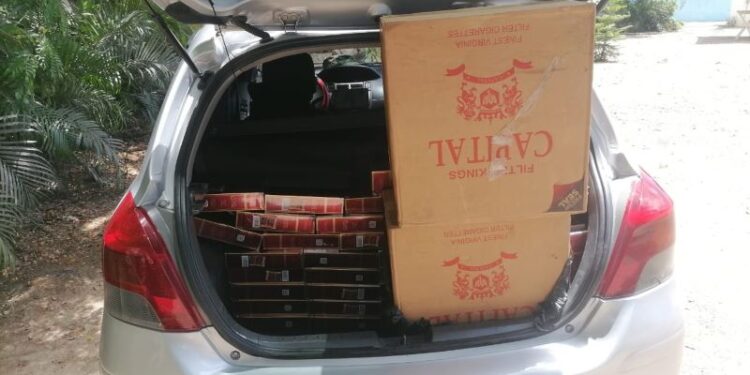 Cabo del Ejército es detenido por tráfico de cigarrillos ilegales en Dajabón