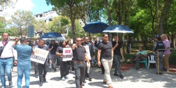 Movimiento Renovación Periodística y CDP Distrito Nacional Realizan  Caminata contra el Maltrato a la Prensa.