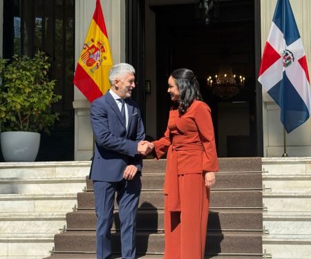 Ministra Faride Raful trata con su homólogo español estrategias sobre seguridad ciudadana y prevención de delitos