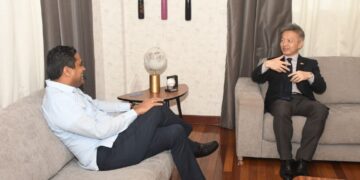 Ministro Kelvin Cruz y embajador de China abordan ideas para fortalecer el deporte en RD
