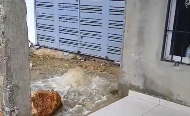Camión privado perfora tubería del acueducto Barrera de Salinidad y obliga a interrumpir el suministro de agua en SDE