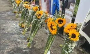 Alcaldía del DN coloca nuevas flores y renueva altar de Jet Set previo a cumplirse segundo mes de la tragedia