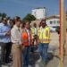 Carolina supervisa el buen ritmo de la construcción del Malecón Deportivo y del Paseo 30 de Mayo
