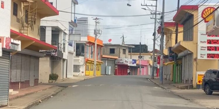 Paro cívico se cumple en más de un 98 % en Sabana Grande de Boyá