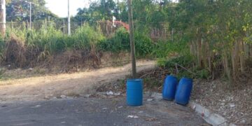 Funcionarios de la Alcaldía de SDN autorizan construcción en área verde en colinas del  residencial Colinas  del edén III.