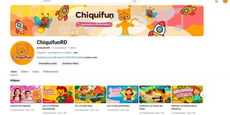 Lanzan “Chiquifun”, un canal de YouTube infantil con música educativa y animada para toda la familia