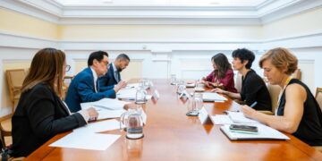 Encuentro entre el embajador Tony Raful y la ministra Elma Saiz impulsa nuevas vías de cooperación bilateral