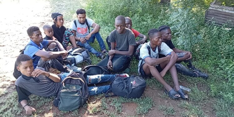 Ejército detiene a diez indocumentados en operativo en Santiago Rodríguez