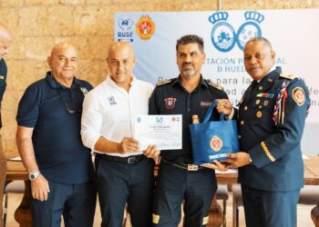 Bomberos del DN finalizan entrenamientos impartidos Bomberos Unidos Sin Fronteras y Ayuntamiento de Huelva