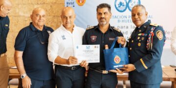 Bomberos del DN finalizan entrenamientos impartidos Bomberos Unidos Sin Fronteras y Ayuntamiento de Huelva
