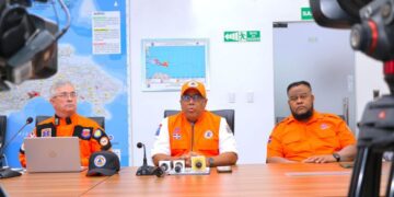 Defensa Civil activa provinciales ante posible paso de tormenta tropical Melissa sobre el país
