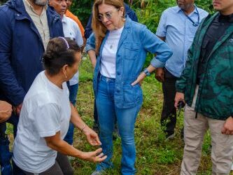 Carolina y ministro de Medio Ambiente realizan recorrido para verificar trabajos de mitigación en el Distrito Nacional