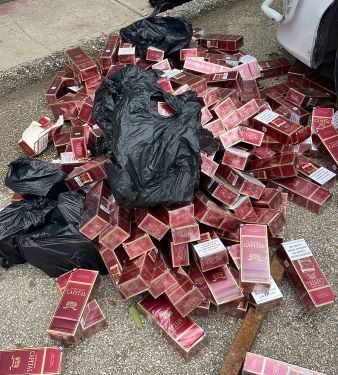 Ejército ocupa 66,800 unidades de cigarrillos y detiene cuatro personas en operativo en Las Matas de Farfán