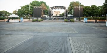 Alcaldía del DN deja en total limpieza parque y entorno tras concierto de Rauw Alejandro