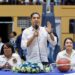 Ministro Kelvin Cruz remoza polideportivo y realiza aporte al TBS de Barahona