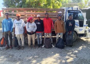 Ejército detiene a siete haitianos indocumentados en la parte trasera de un camión en Navarrete