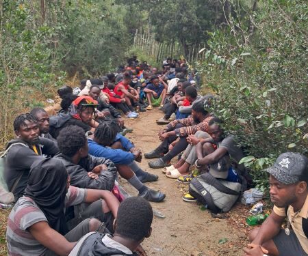 Miembros del Ejército detienen a 66 indocumentados en Loma de Cabrera