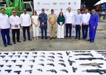 Interior y Policía y Metaldom destruyen 14,699 armas para reforzar la seguridad ciudadana