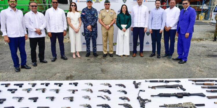 Interior y Policía y Metaldom destruyen 14,699 armas para reforzar la seguridad ciudadana