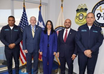 Ministra de Interior y Policía y Director General de la Policía coordinan acciones con Puerto Rico para enfrentar el crimen transnacional