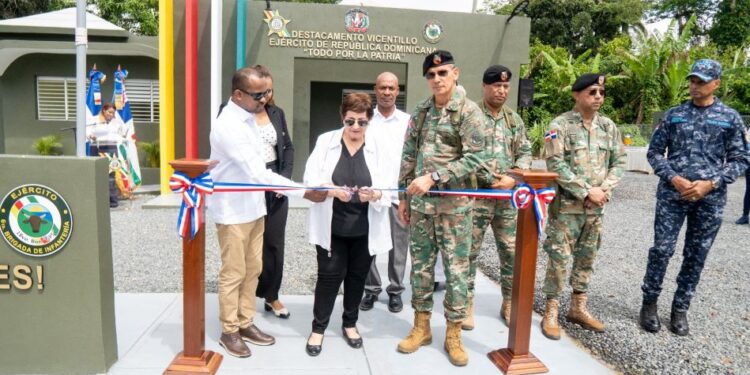 Comandante General del Ejército entrega remozado y equipado el destacamento de San Francisco-Vicentillo, en la provincia El Seibo