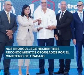 Barrick Pueblo Viejo es reconocida por su excelencia en estándares de salud y seguridad en el trabajo