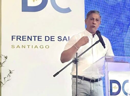 Robinson Díaz destaca respaldo del sector salud de Santiago a David Collado rumbo al 2028