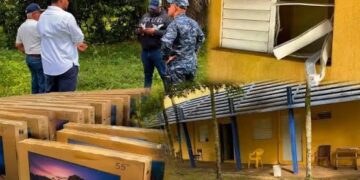 Aplazan para el próximo sábado 12 conocimiento de medida de coerción a imputados por robo de 35 televisores en Bayaguana, Monte Plata