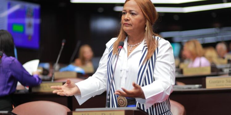 Ydenia Doñé advierte extracción materiales en río Haina amenaza con hacer fracasar acueducto de Hato Damas