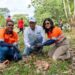 Comunidades de Hatillo y Barrick Pueblo Viejo siembran 2,000 árboles en arroyo Margajita