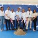 Ministro Kelvin Cruz inicia construcción de multiuso en Los Cacaos, San Cristóbal