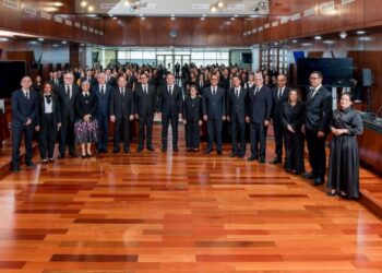 Pleno de la SCJ juramenta a magistrados ascendidos y destaca su compromiso ético y profesional