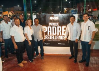 Alcaldía del DN y EMT transforman entorno de la Estación Horacio Vásquez con el nuevo parque Padre Castellanos