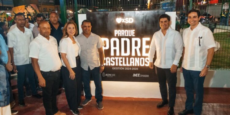 Alcaldía del DN y EMT transforman entorno de la Estación Horacio Vásquez con el nuevo parque Padre Castellanos